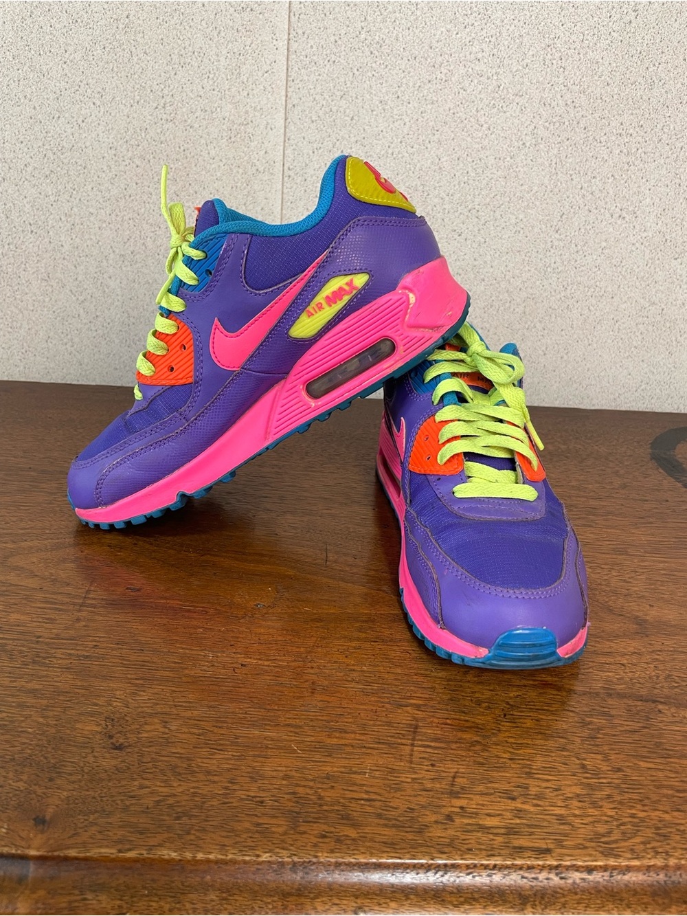 Kids Colorful Nike Air Max Sneakers - Picture 2 of 9